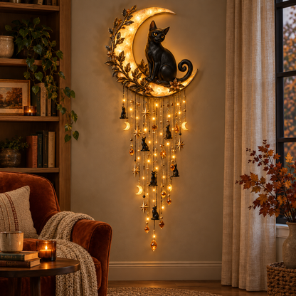 🎃 Halloween Cascade Wall Light – Sculpted Décor with a Warm, Magical Glow