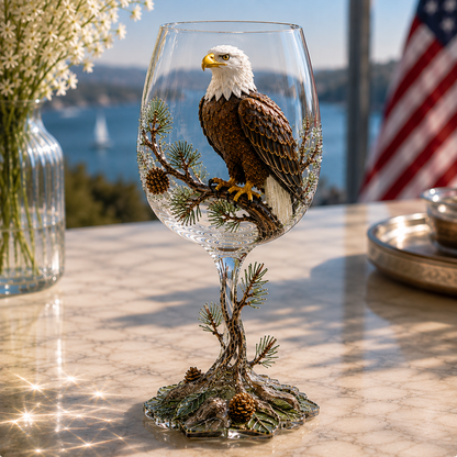 🔥Last Day 50% OFF🎁 3D Bird Wine Glass Collection Gift Box Set✨