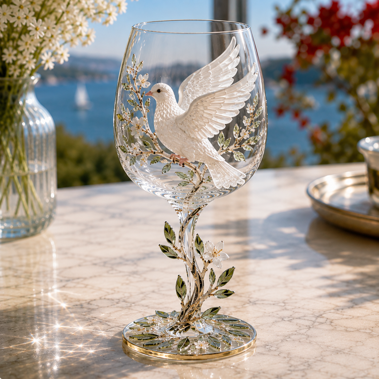 🔥Last Day 50% OFF🎁 3D Bird Wine Glass Collection Gift Box Set✨