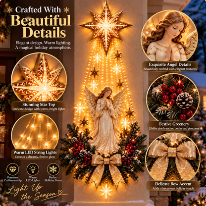 Angel Christmas Wall Light
