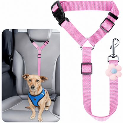🔥BUY 1 GET 1 FREE 🔥Enjoy Stress-Free Drives with Your Pup: 2-Pack Dog Travel Safety Belts 🐶🚗