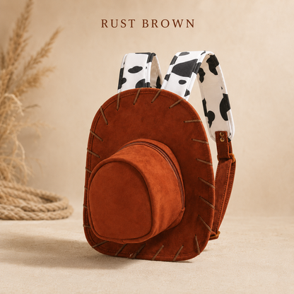 🔥LAST DAY DEAL – Western Cowboy Hat-Shaped Backpack