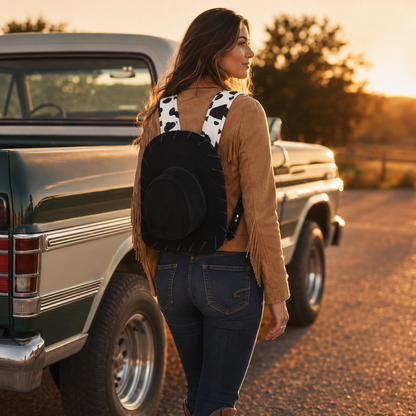 🔥LAST DAY DEAL – Western Cowboy Hat-Shaped Backpack
