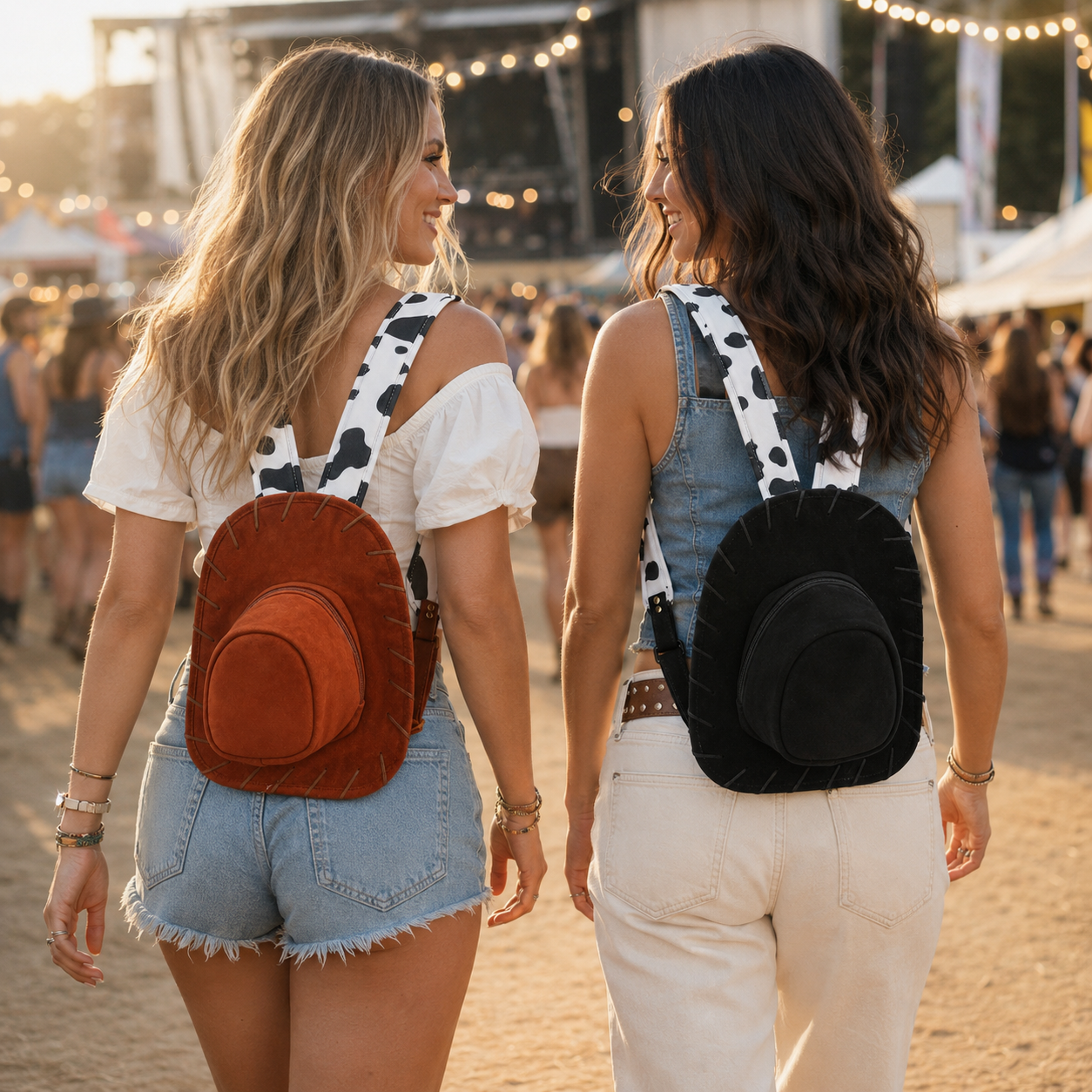 🔥LAST DAY DEAL – Western Cowboy Hat-Shaped Backpack
