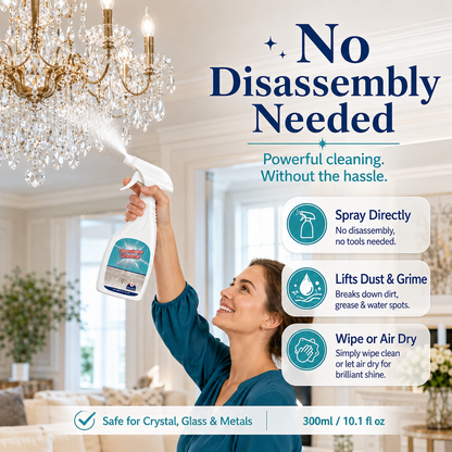 🔥 LAST DAY: Buy 2 Get 1 FREE — Powerful Chandelier Cleaner Spray