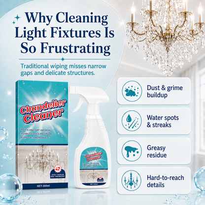 🔥 LAST DAY: Buy 2 Get 1 FREE — Powerful Chandelier Cleaner Spray
