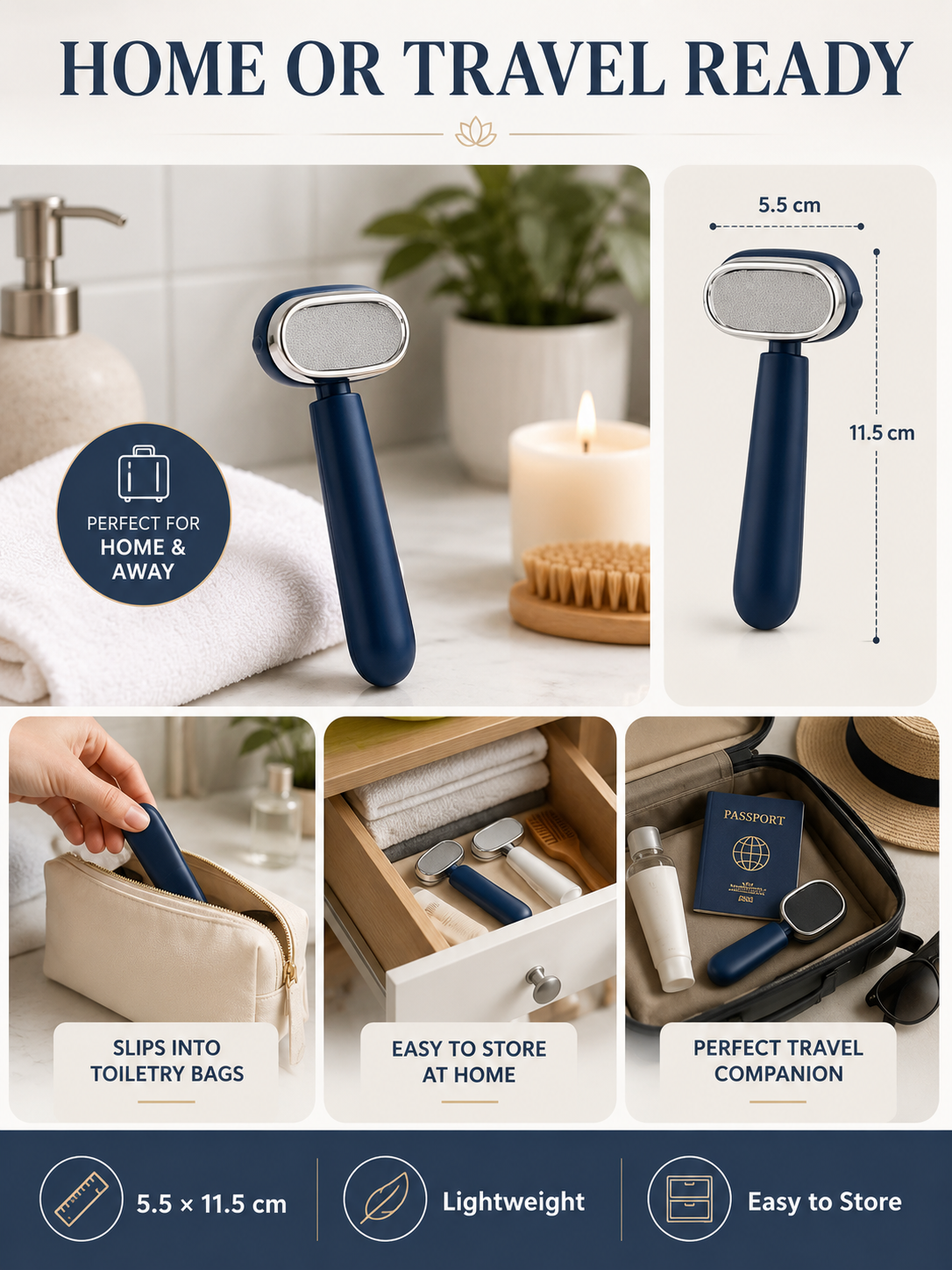✨ Beauty Care Pick Dual-Sided Foot Callus Remover with Stainless Steel Blade