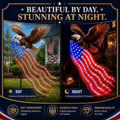 🇺🇸 250th Anniversary Sale - 50% OFF 🦅 Eagle of Freedom™ Solar Garden Light