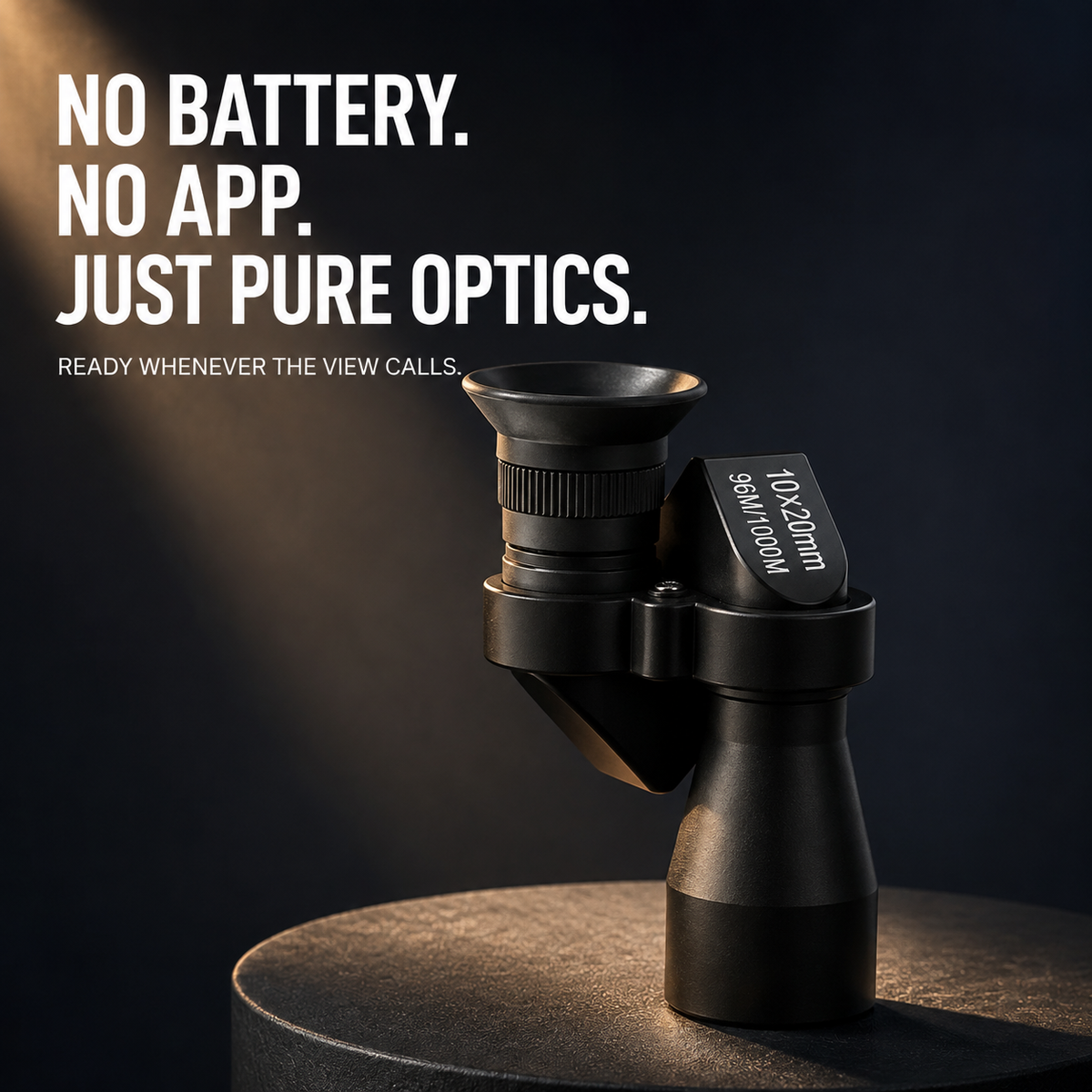 🏅🔭 10×20 Mini Monocular Phone Telescope – Pocket Long-Distance Viewer with Adjustable Smartphone Clip