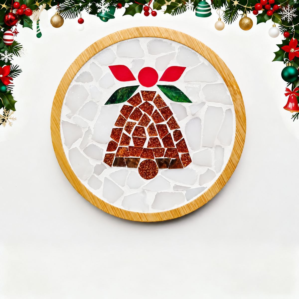 DIY Mosaic Christmas Coaster Kit