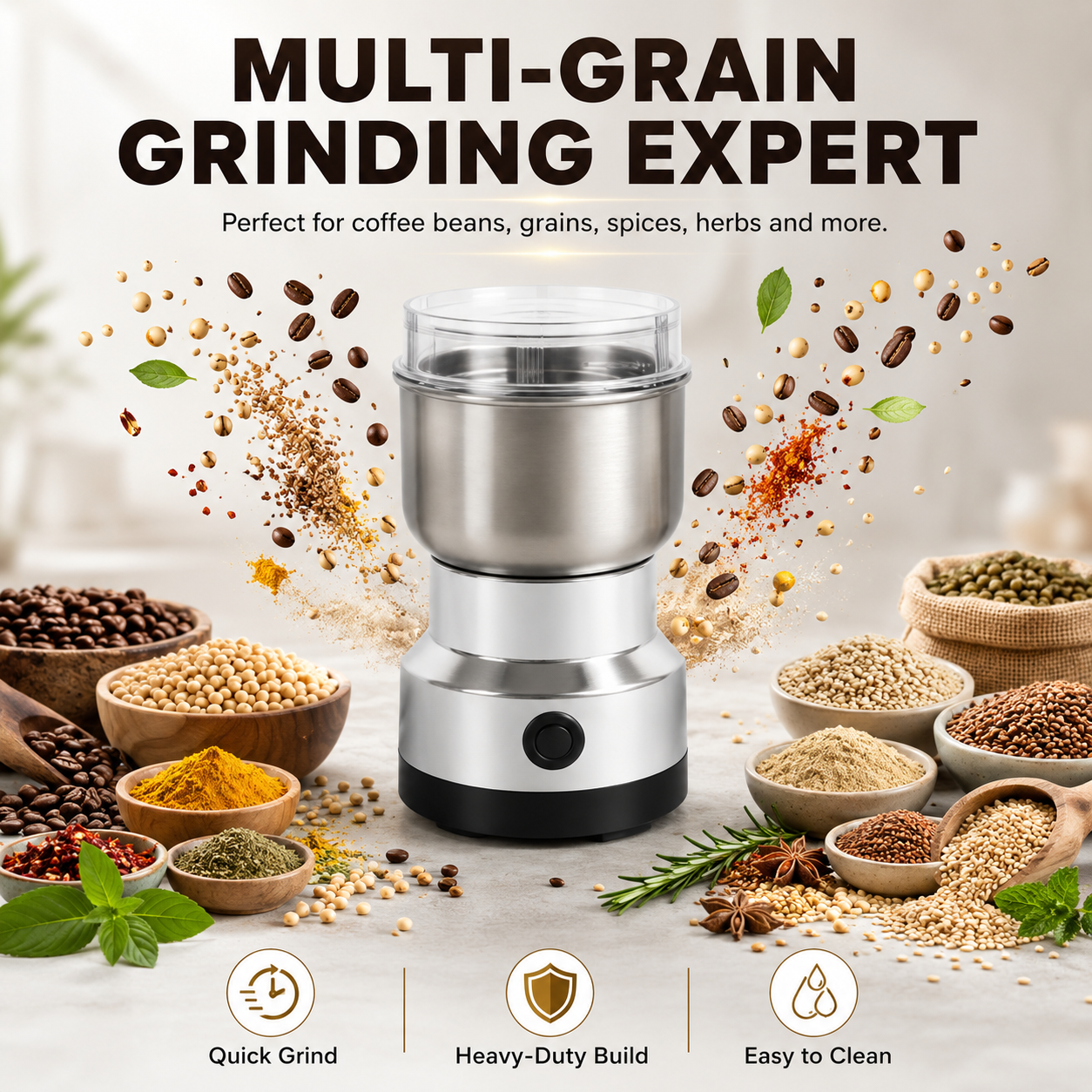 High-speed dual-blade grinder product detail