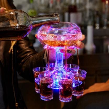 🔥40% OFF Today! 6-Shot Party Beverage Dispenser with Glasses
