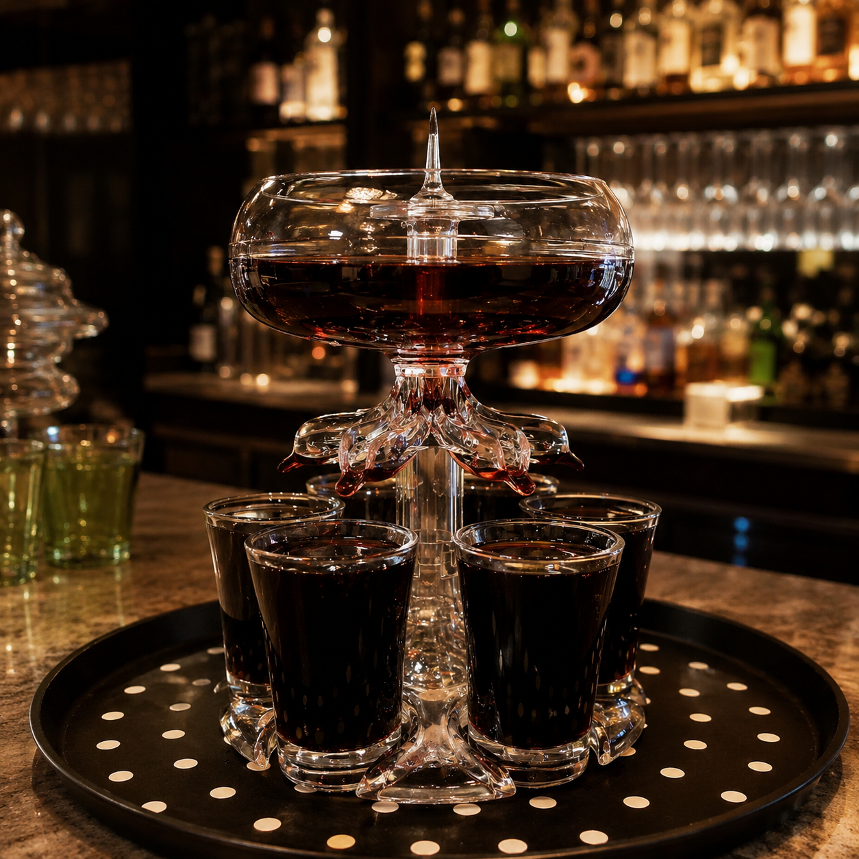 🔥40% OFF Today! 6-Shot Party Beverage Dispenser with Glasses