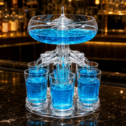 🔥40% OFF Today! 6-Shot Party Beverage Dispenser with Glasses