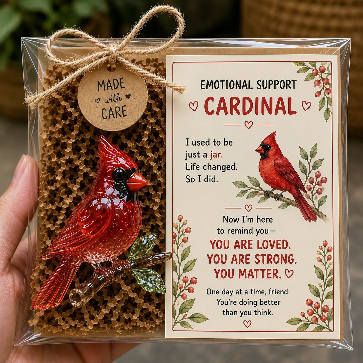 💌Emotional Support Animal Gift – A Tiny Companion with a Big Heart
