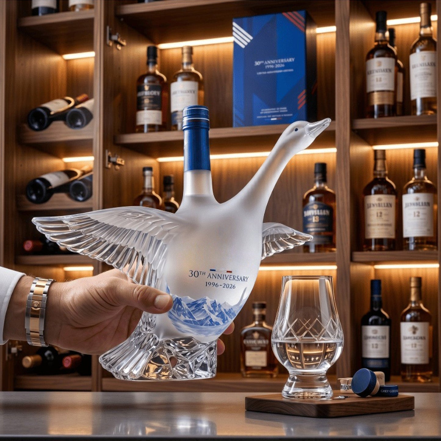 🦢 50% OFF Father's Day 🎁 Goose 30th Anniversary Liquor Bottle