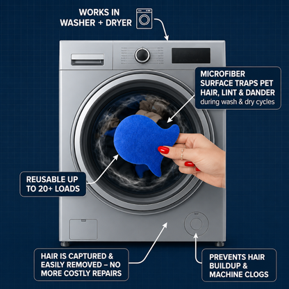 💦Laundry Pet Hair Removal FishS