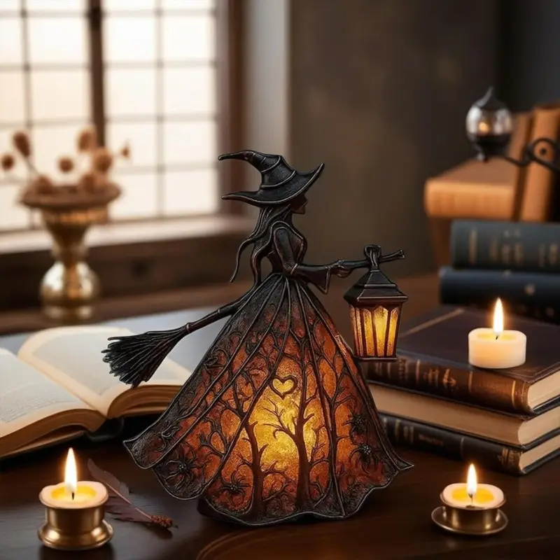 🧙🏻‍♀️Dark Night Witch Lamp🖤Light up the mysterious atmosphere👻