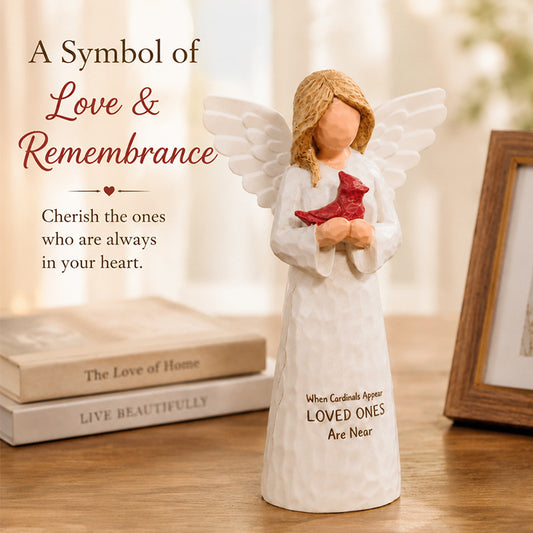 Forever in Our Hearts Memorial Angel Figurine Collection