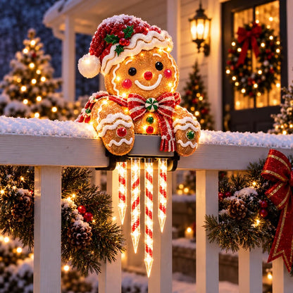 ☃️WinterGlow Snowman Icicle Light Decor