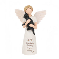 Forever in My Heart Dog Memorial Angel Figurine