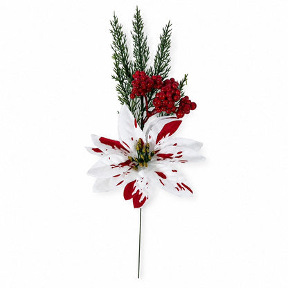 🔥 Last Day 50% OFF - Artificial Poinsettia Potted Plant Insert