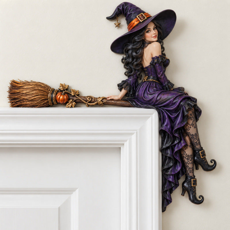 💀 Spooky Reaper Door Frame Corner Decor