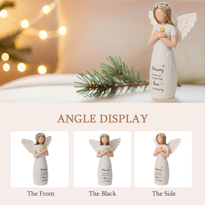 Forever in Our Hearts Memorial Angel Figurine Collection