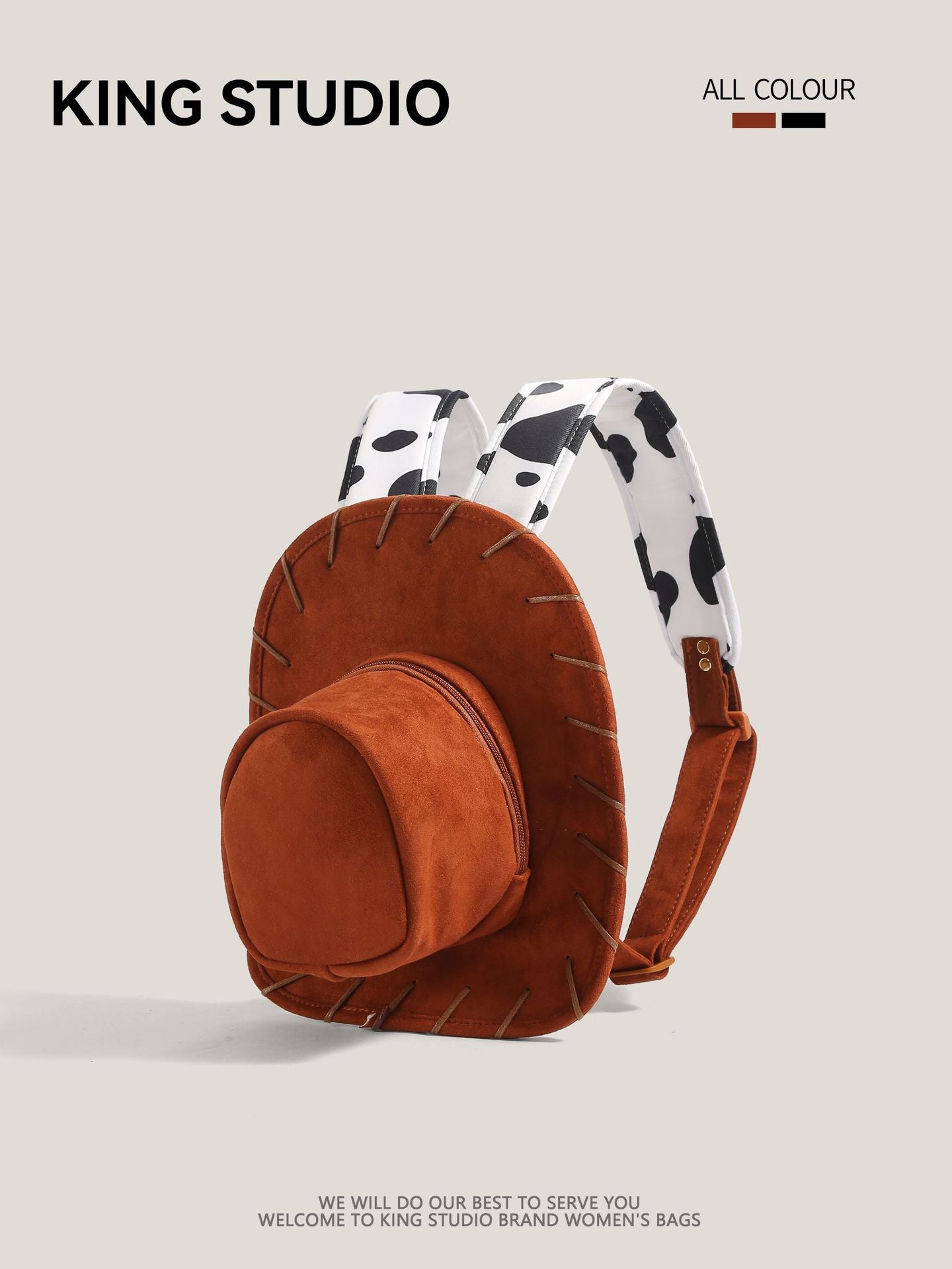 🔥LAST DAY DEAL – Western Cowboy Hat-Shaped Backpack