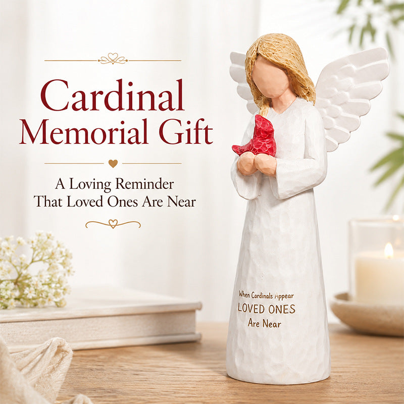 Forever in Our Hearts Memorial Angel Figurine Collection