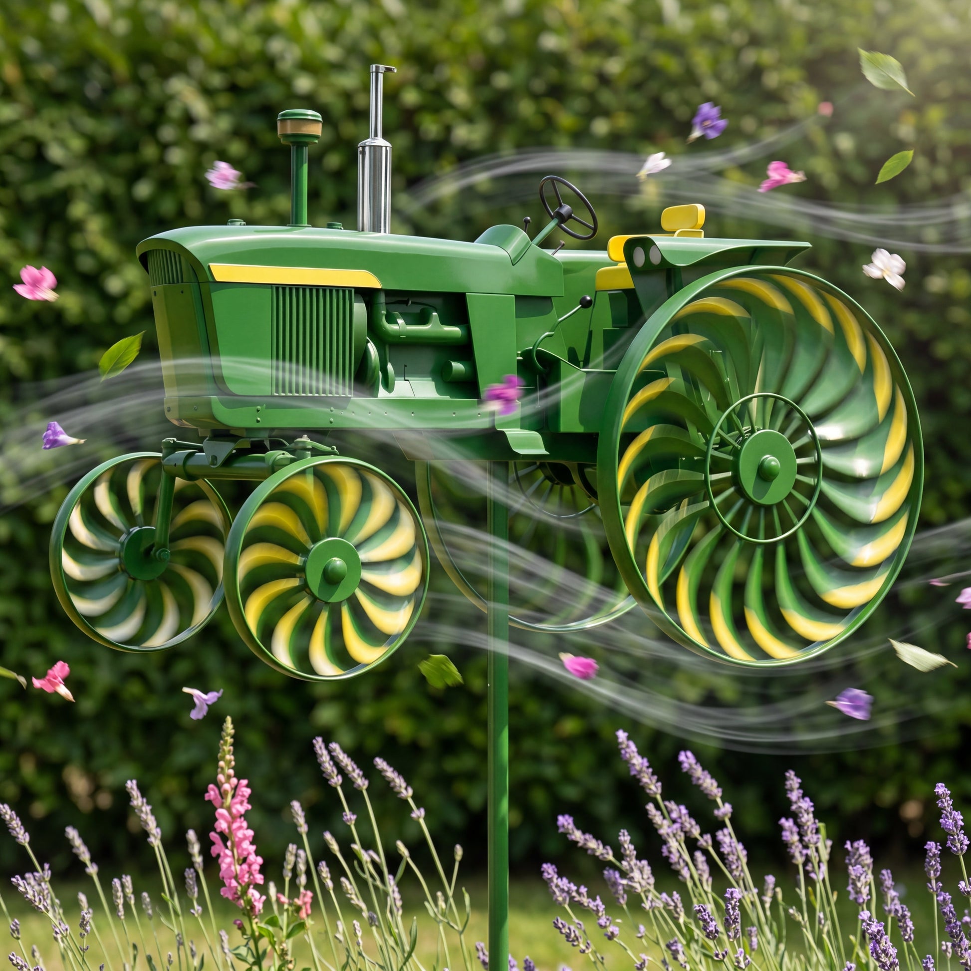 🚜Only Today 60% OFF-Earl's Handmade Tractor Wind Spinner
