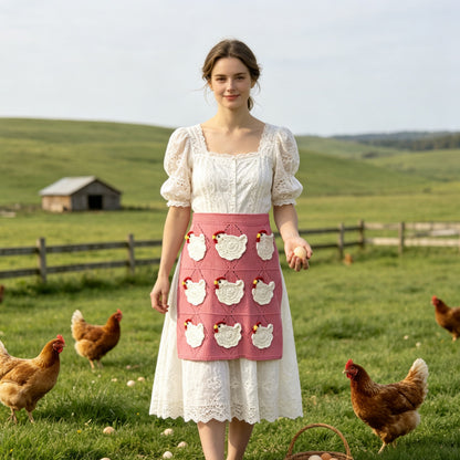 🥚Crochet Chicken Egg Gathering Apron