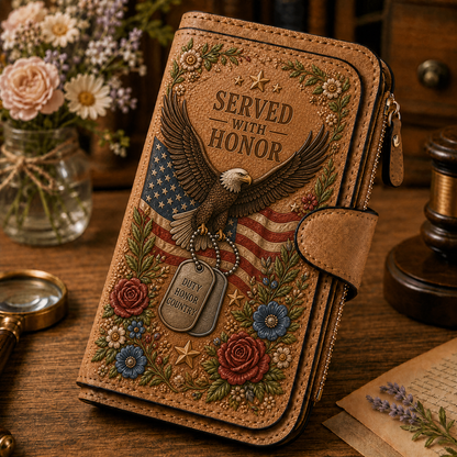 Retirement & Patriotic Commemorative Keepsake Wallet Collection