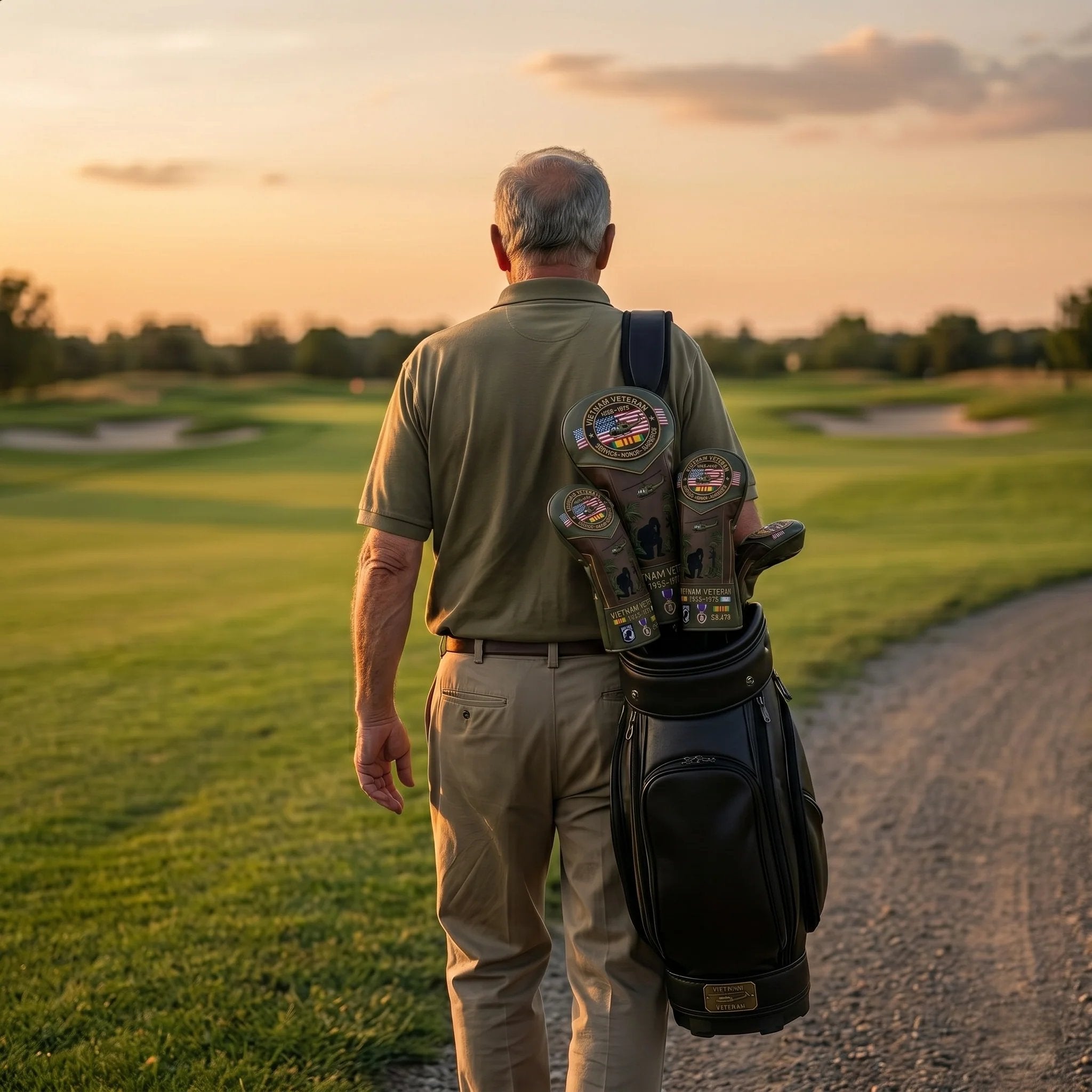 Vietnam veteran golf head cover tribute details
