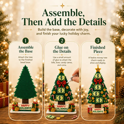 ⏳ Last Day 49% OFF – 🍀 Beginner-Friendly DIY Lucky Money Tree Bead Craft Kit | Complete Kit with Colorful Fuse Beads, Pegboard, Crafting Tools & Step-by-Step Guide Included 💕