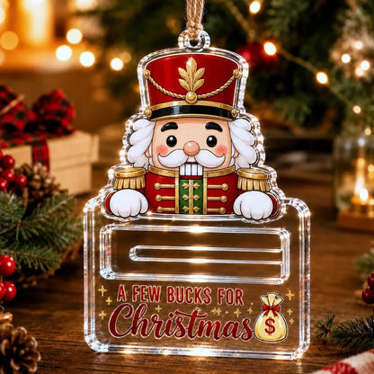 🔥Last Day 60% OFF - 🎄A Few Bucks For ChristmasTM Crystal Acrylic Money Holder Ornament