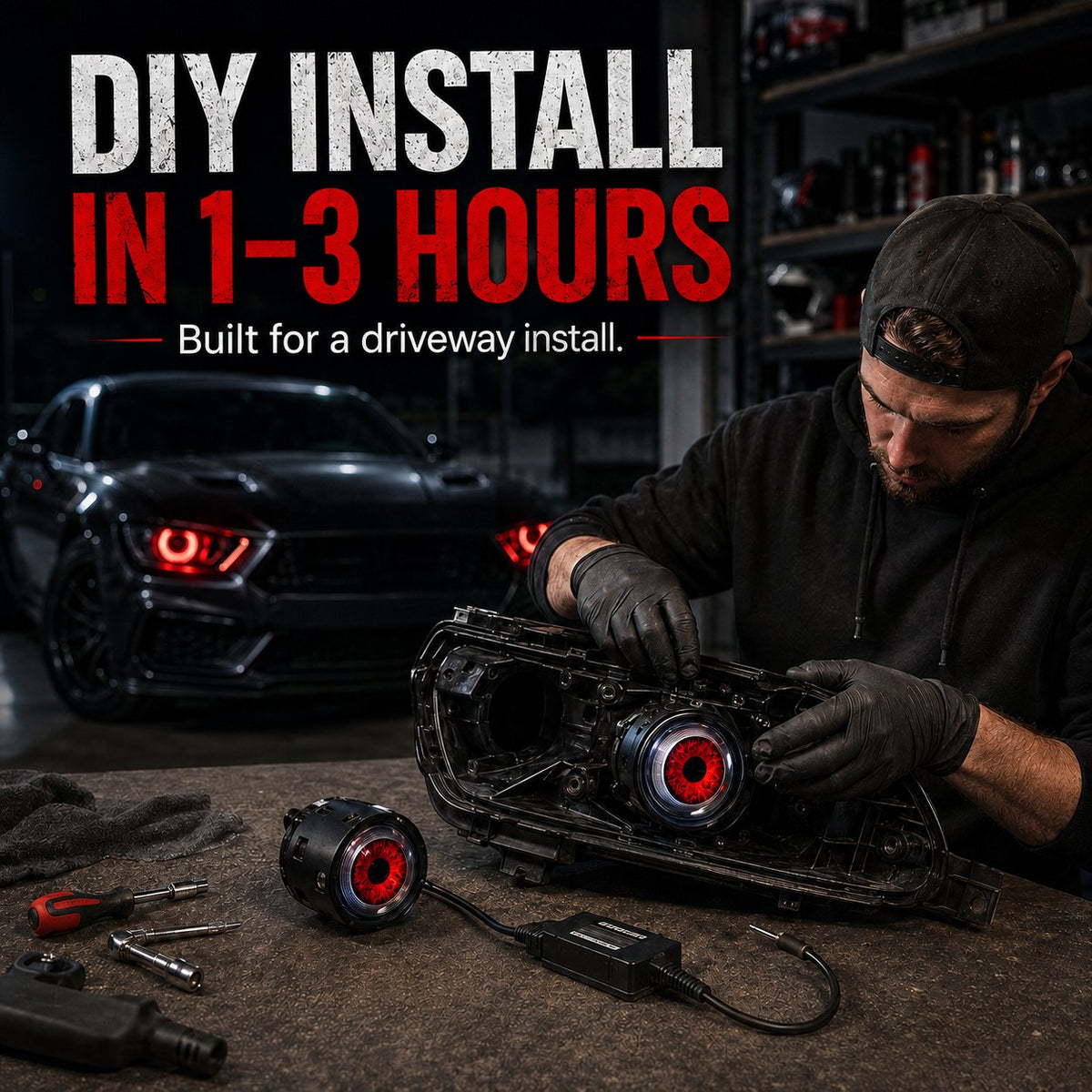 💥2026 HOT SALE🏆50K+ SOLD!🔥Last Day 60% OFF👀Demon-Eye LED Headlight Kit