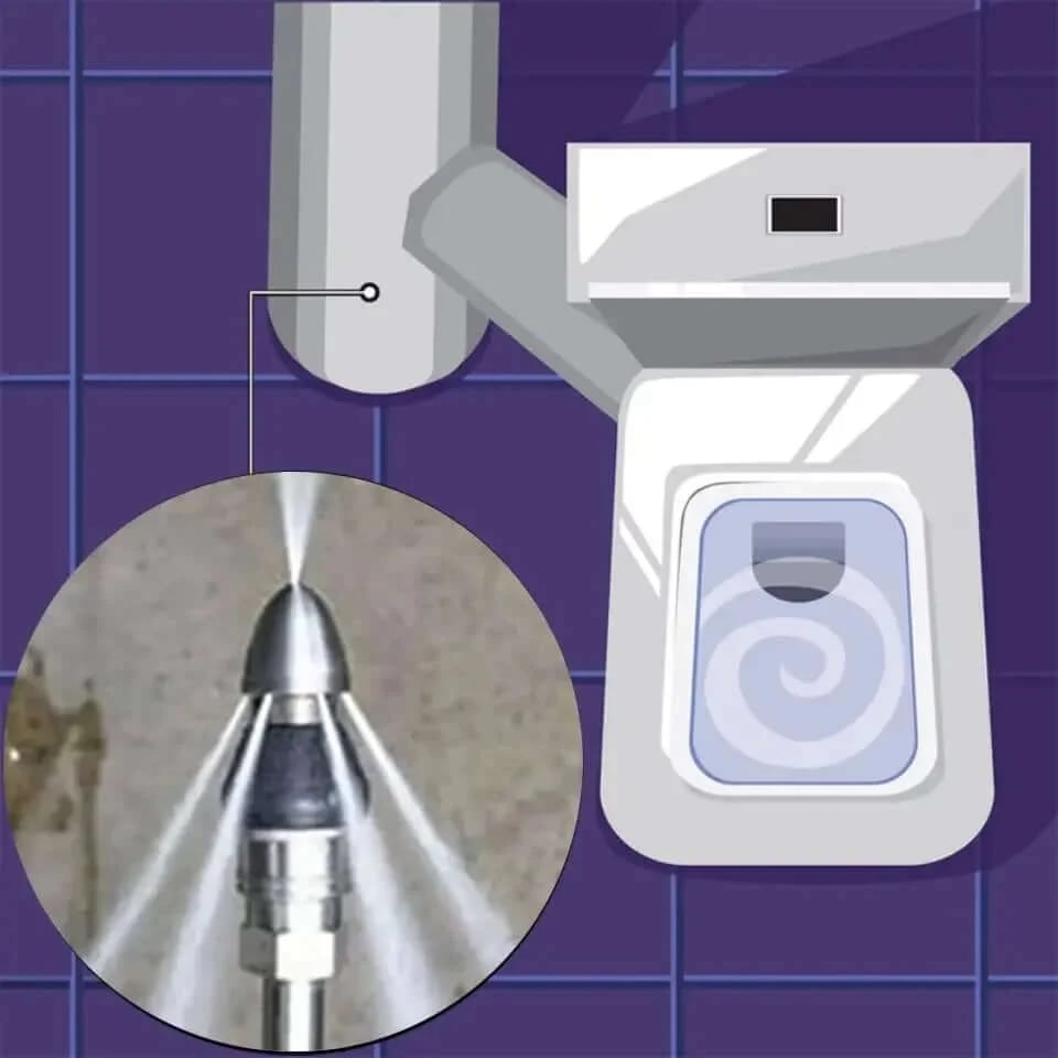 🔥Hot Sale - 49% OFF🔥Sewer Cleaning Tool High-Pressure Nozzle