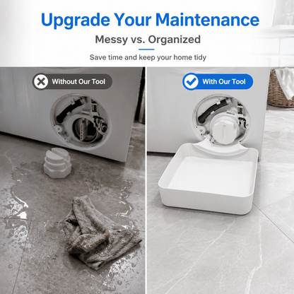 ✨🧺Keep Utility Room Floors Drier On Laundry Days - Washing Machine Drip & Drainage Tray💧