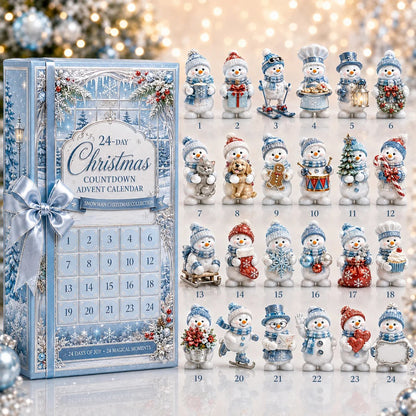 🔥🎄 24-Day Christmas Countdown Advent Calendar – Snowman Christmas Series