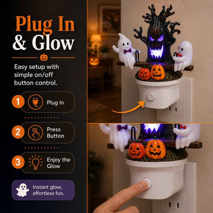 🎃👻Swingboard Ghost Night Lamp