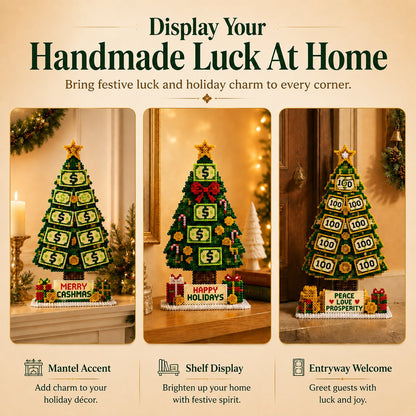 ⏳ Last Day 49% OFF – 🍀 Beginner-Friendly DIY Lucky Money Tree Bead Craft Kit | Complete Kit with Colorful Fuse Beads, Pegboard, Crafting Tools & Step-by-Step Guide Included 💕