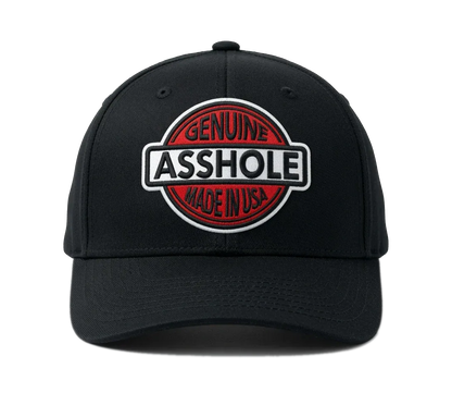🔥Genuine Asshole Hat | Funny Embroidered Attitude Cap-Made by Jim