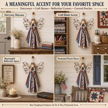 🔥LAST DAY 50% OFF - 🪽 Angel Fabric Hanging DIY Kit - Stitch a Little Blessing That Stays Forever