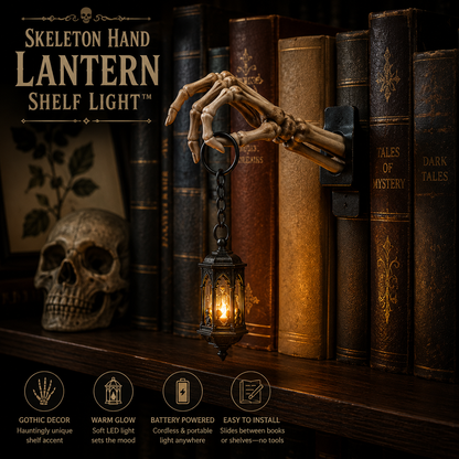 💀Skeleton Hand Lantern Shelf Light™