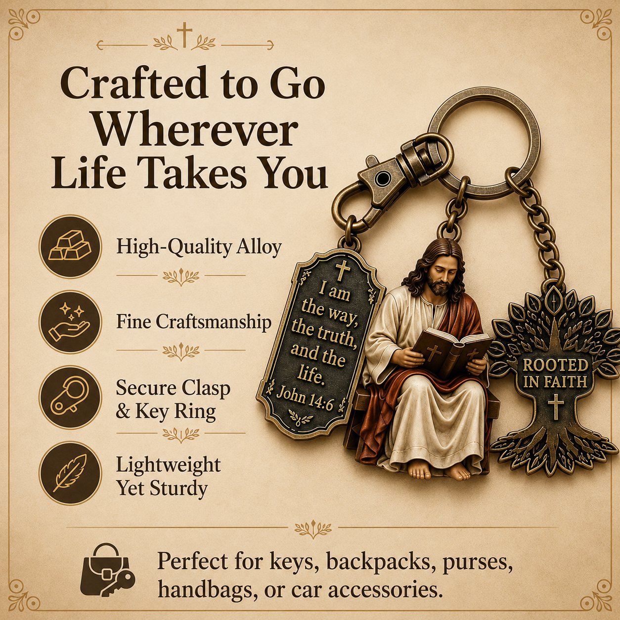 🔥Hot Sale - 49% OFF🎉Reading Keychain
