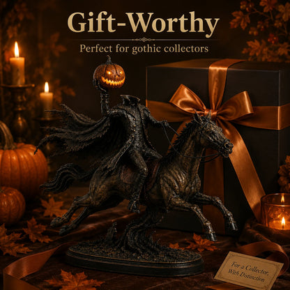 ⏰Limited Stock 50% OFF - 🎃🏇Midnight Chase Headless Horseman Statue | Awaken the Legend of the Hollow(✨Same as the video)