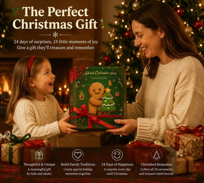 🔥LAST DAY 49% OFF - 🎄 2026 Gingerbread Advent Calendar