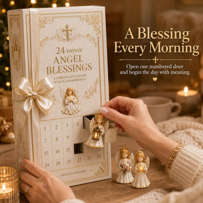 🔥HOT SALE🔥⏳ Last Day 49% OFF – 👼 24-Day Angel Christmas Advent Calendar | 24 Unique Faith-Inspired Angel Ornaments with Hanging Loops for Daily Advent Surprises & Tree Display 🎄✨