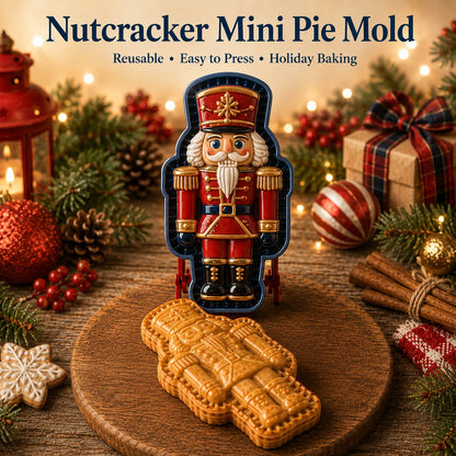 ⏳ Last Day 49% OFF – 🎄16-Design Christmas Mini Pie Mold Collection | Reusable Embossed Molds for Shaping Detailed Santa, Snowman, Reindeer, Tree & Holiday Pies 🥧✨